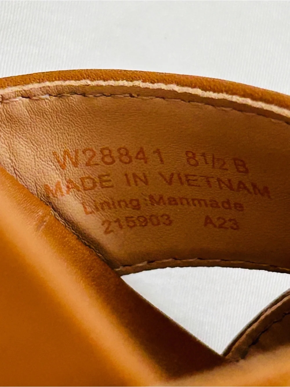 Cole Haan smooth cognac